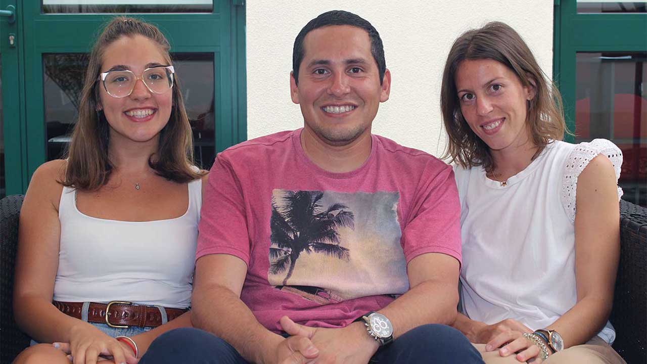 Elif Avdal, Gabriel Quintana and Virginia Moreno.